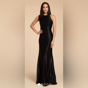 Hayley Paige 5967 Black Formal Dress Size 10 New